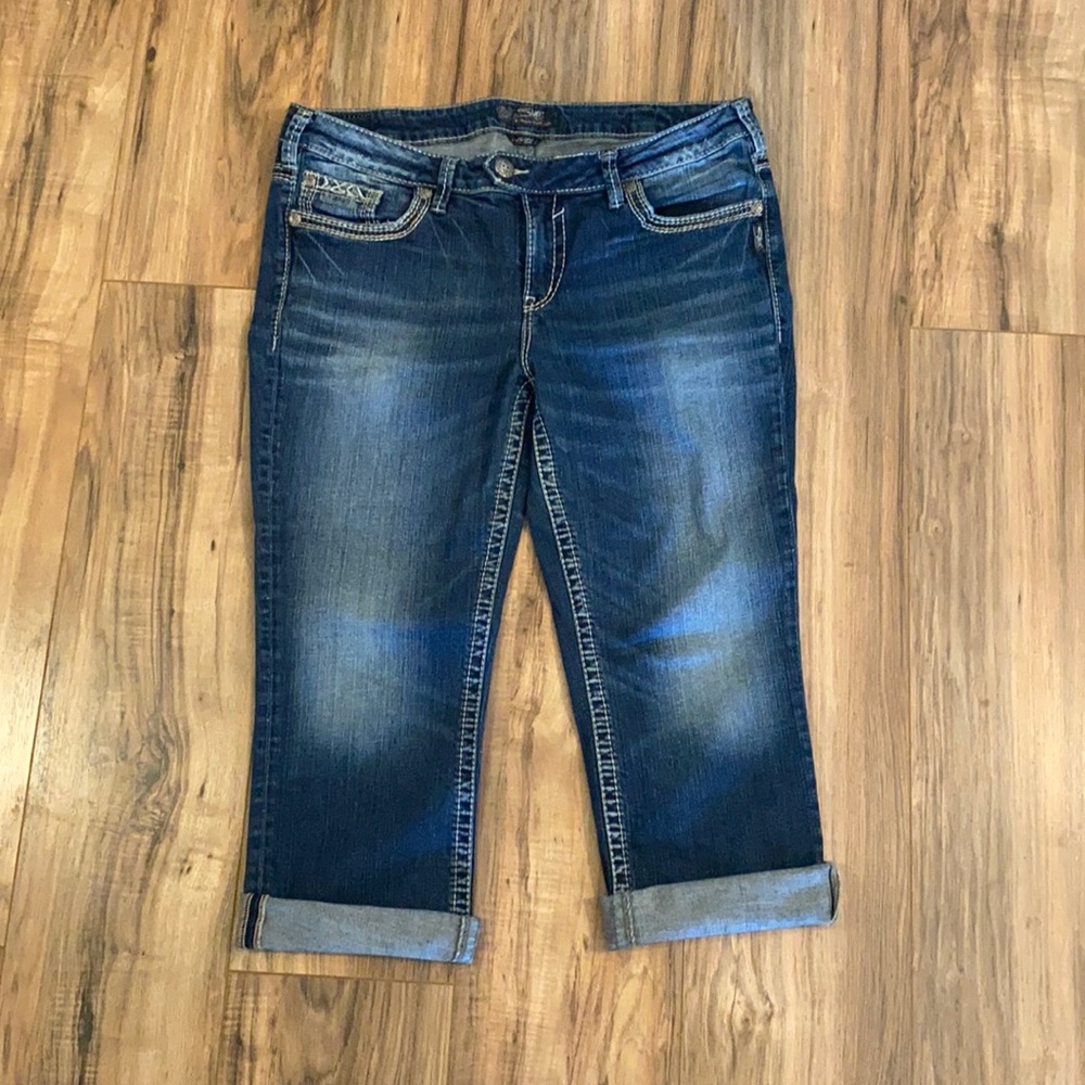 Silver Tuesday Capri Jeans